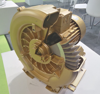 5.5KW真空装载机侧通道鼓风机